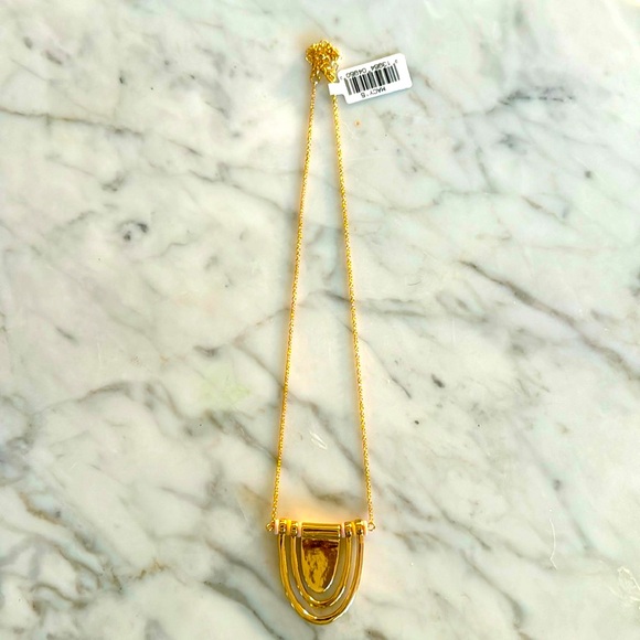 NWT three tier oval ring necklace with original tags attached - Picture 3 of 3